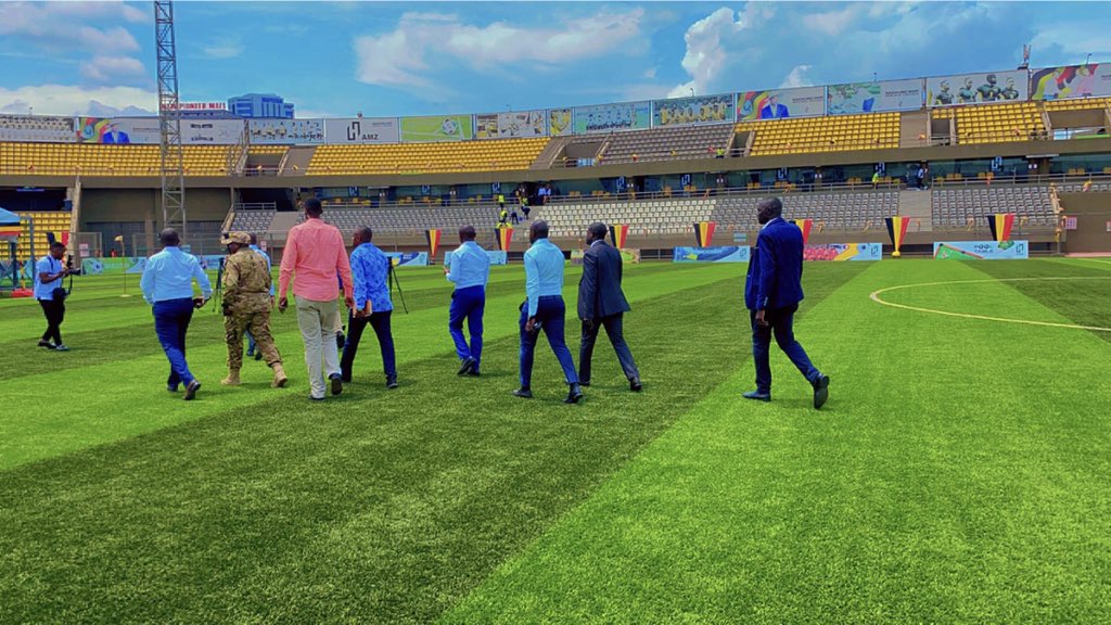 President Museveni is currently commissioning the Nakivubo War Memorial Stadium in Kampala. The stadium has been redeveloped by businessman Hamis Kiggundu under a Public Private Partnership deal. The stadium redevelopment kicked off in 2017. Courtesy 📸 #ErichMboowaReports