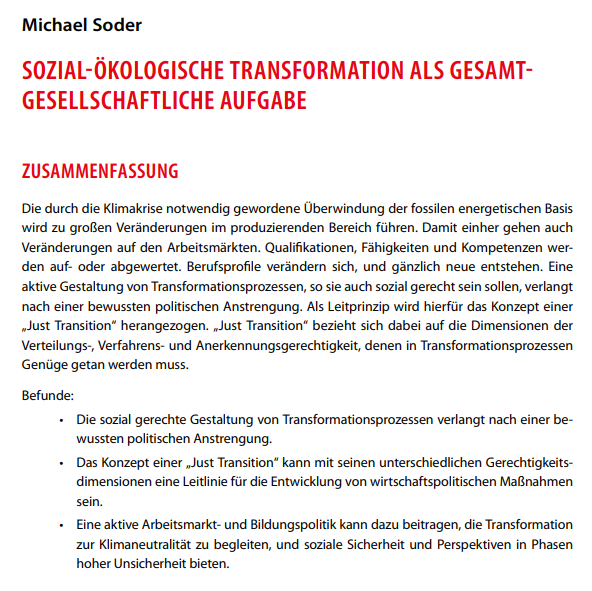 *** New Article ***
Heute erschien der SPID-Sammelband. Thema: "Arbeits- &amp;Lebenswelten im sozial-ökologischen Umbau. Ich durfte einen Beitrag zu #JustTransition beisteuern. 

Hier zum Abruf: 
sozialleistungen.at/sozialpolitik-…

#Transformation #Klimakrise 

<a href="/oegb_at/">ÖGB</a>   <a href="/Arbeiterkammer/">AK Österreich</a>