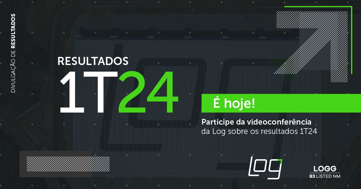 log_oficial's tweet photo. Hoje, às 10h, irá acontecer a videoconferência com detalhes dos resultados do primeiro trimestre de 2024 da Log.

Acesse o link na Bio e acompanhe o nosso crescimento!

#log #logcp #logistica #resultados #negocios #crescimento #1T24 https://t.co/3oVjOxzUYV