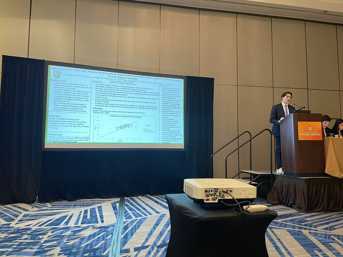 Jeff De Mond MD, MPH (@jeffdemond) on Twitter photo What a delight presenting on identifying struggling clerkship students at the trainee poster session yesterday <a href="/Surg_Education/">Association for Surgical Education</a> What a delight presenting on identifying struggling clerkship students at the trainee poster session yesterday <a href="/Surg_Education/">Association for Surgical Education</a>
