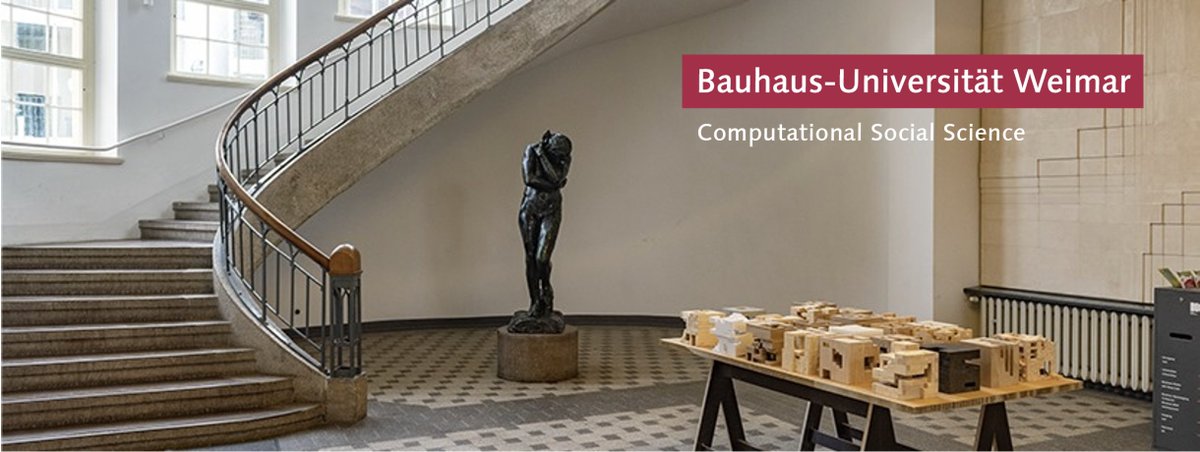 🎉 Excited to announce my appointment as a Professor of Computational Social Science @Bauhaus_Uni! 🔬 My lab will study the societal impact of digital technologies and AI — using digital tools 🤖 🙌 I'm looking for a PhD student to start alongside me: cosslab.org/#team