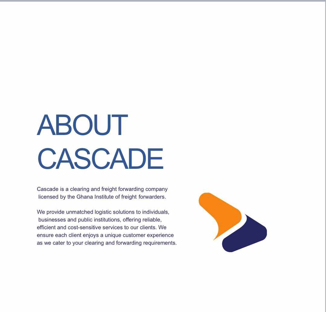 A brief summary about Cascade logistics.. We look forward to serving you.

#Airfreight
#Seafreight
#Haulage