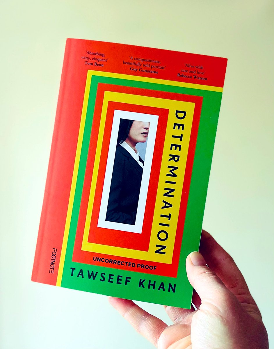 Thank you so much to Flora and @WeAreFootnote for my copy of #Determination by @itsmetawseef which is out on 13th June. I know lots of people already love this novel about Jamila and her work at Shah & Co Solicitors, and I am thrilled to have a copy.