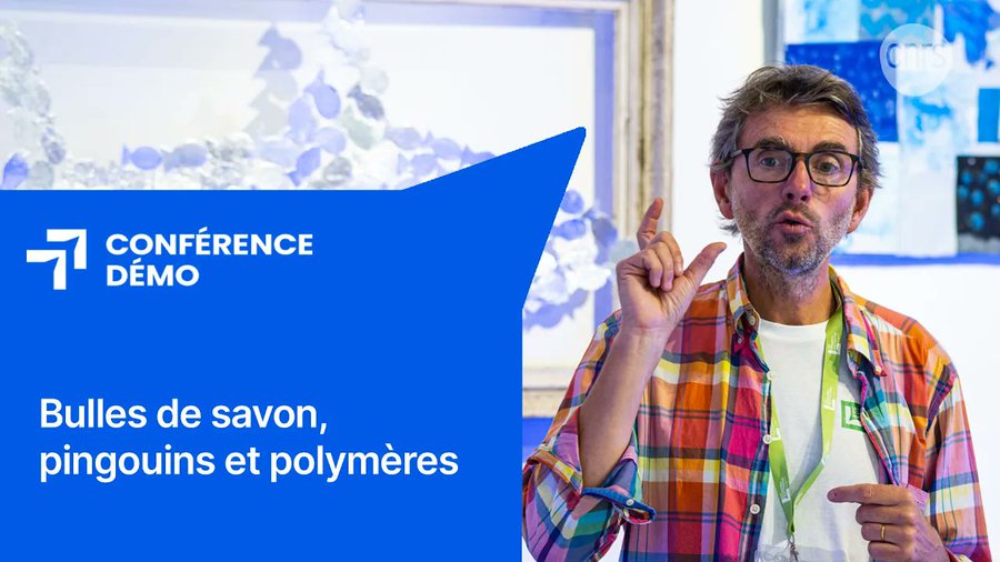 [REPLAY ⏯️] Quel est le point commun entre une bulle de savon 🧼 et les Empereurs de la banquise 🐧 ?

Dans ces #ÉchappéesInattendues, partez à la découverte d’un monde à l’échelle nanométrique où la chimie peut modifier les surfaces des matériaux ⚗️

👉 youtu.be/_N8aqqWvT9M