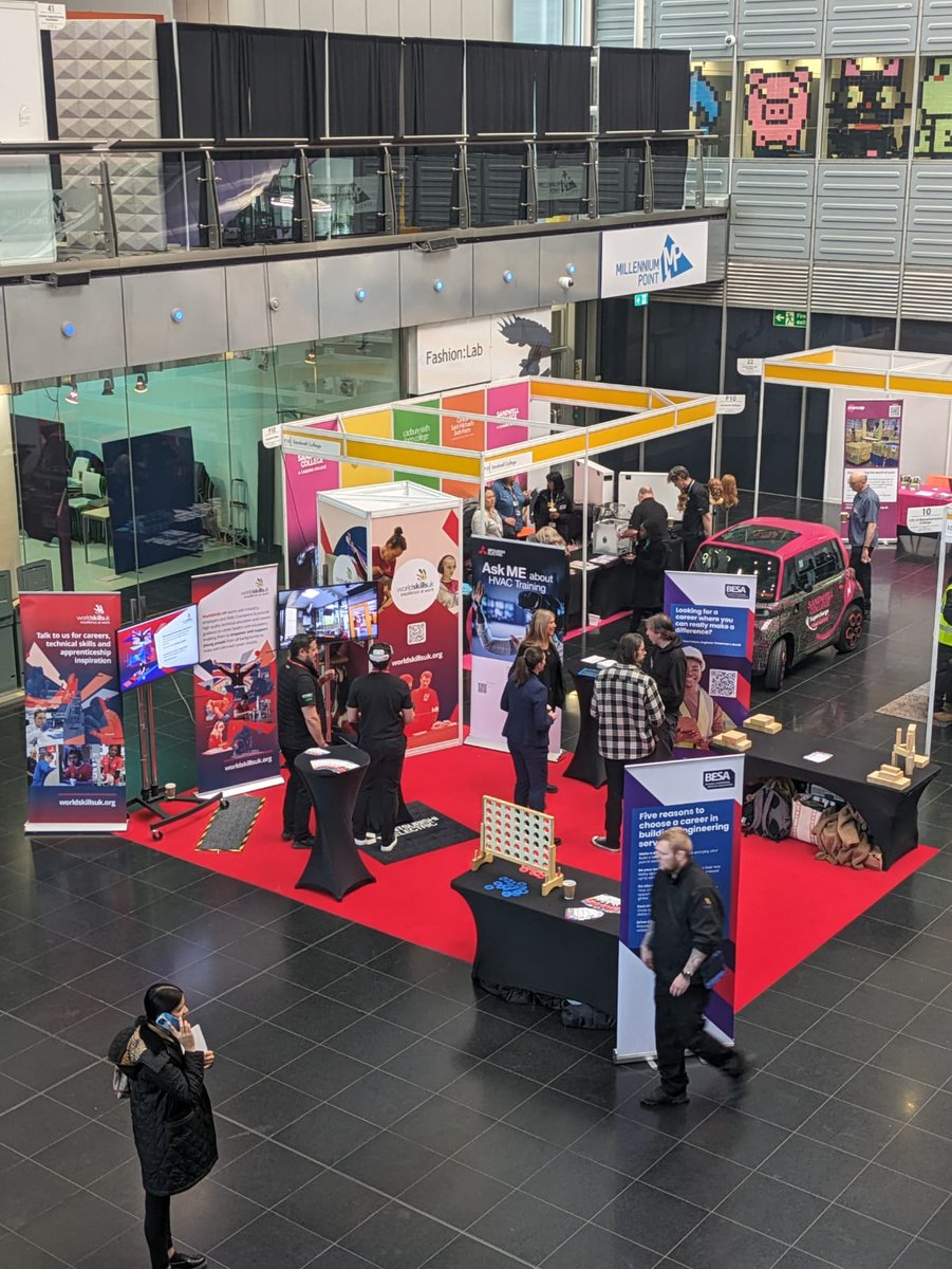 Today we are in Birmingham at the National Apprenticeship & Education Event, with @BESAGroup and Mitsubishi . Find us on stand P4 and come and chat to us for careers, technical skills and apprenticeship inspiration!