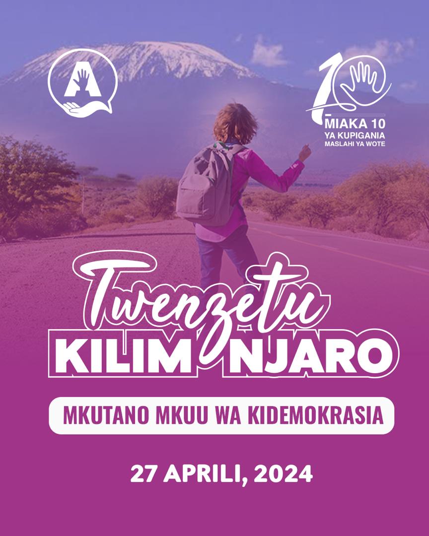 Kwenye Mkutano wa Demkrasia tarehe 27 Aprili 2024, tunajitosa na mvua kushuhudia Miaka 10 ya @ACTwazalendo kupigania Utu, Uwazi na Uwajibikaji, huku  @SemuDorothy akitukaribisha ndani ya Wilaya ya Moshi. 

#TwenzetuKilimanjaro
#10MaslahiYaWote
#10MamlakaKamili