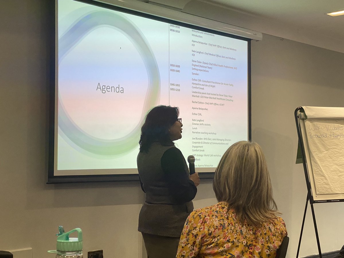 #KMPTAWAYDAY
AHP inspiration today - system working to support health and care across Kent &amp; Medway 
<a href="/DGTAHPs/">@DGT Allied Health Professionals</a> <a href="/dgt_sltdvh/">Speech & Language Therapy, Darent Valley Hospital</a> <a href="/DGTPhysio/">DGTPhysiotherapy</a> <a href="/DarentValleyHsp/">Dartford and Gravesham NHS Trust</a> <a href="/OT_DGT/">DGT OT</a> <a href="/jlwdiet/">Jo Watts</a> <a href="/ClareJHardwick/">Clare Hardwick</a> <a href="/aparnoo_b/">Aparna Belapurkar, Chief AHP Officer</a> <a href="/tolanAHP/">Steve Tolan</a> <a href="/EstherClift/">Dr Esther Clift</a> <a href="/RachDalton1/">Rachel Dalton 💙</a>