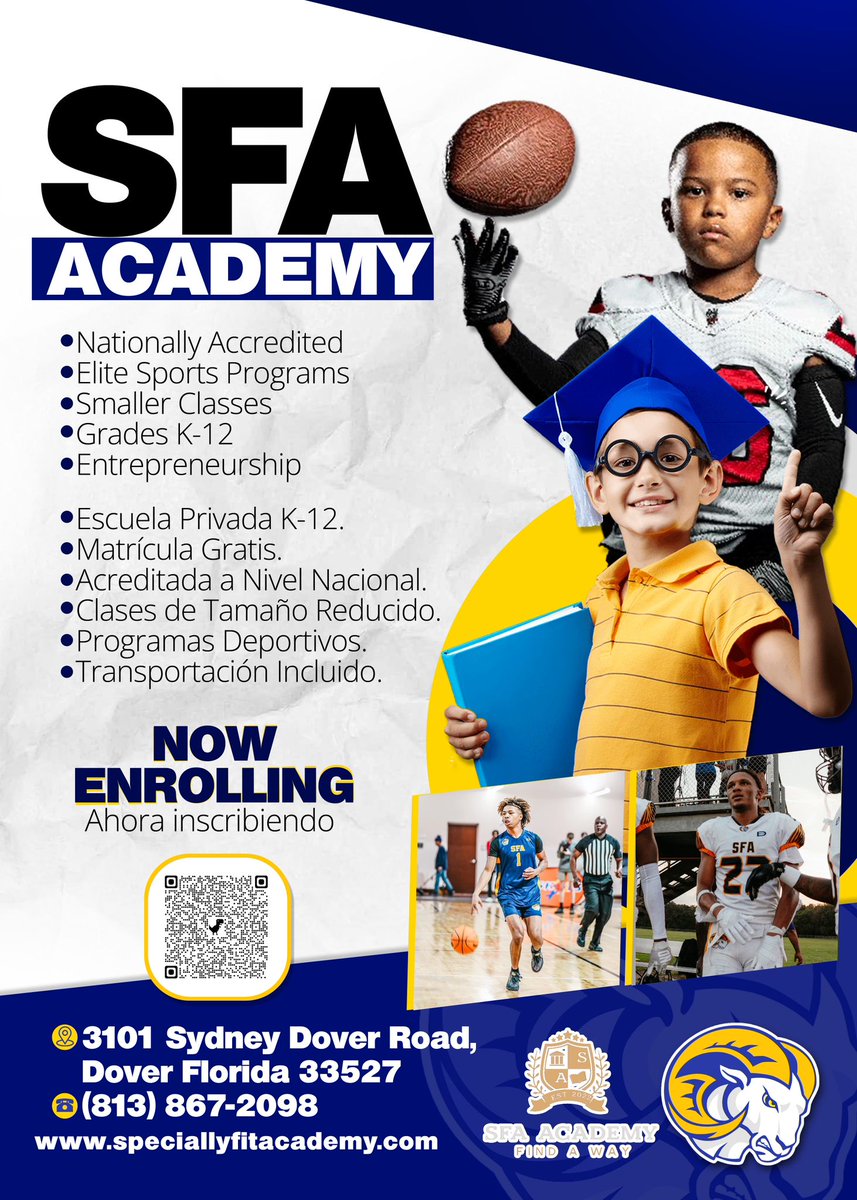 We're growing! SFA Academy is now accepting students K-5 in addition to  9-12. This growth is attributed to the passion and dedication of our founder and staff. Congratulations to US! 
#privateelementary #sfalittlerams #herewegrow