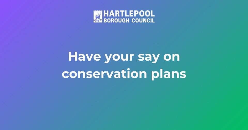 2/2: ... If you haven't yet had your say, we would really like to hear from you - the consultation closes this coming Tuesday (30th April). For more information, and to access the online survey, click here ➡️ hartlepool.gov.uk/conservation-p…