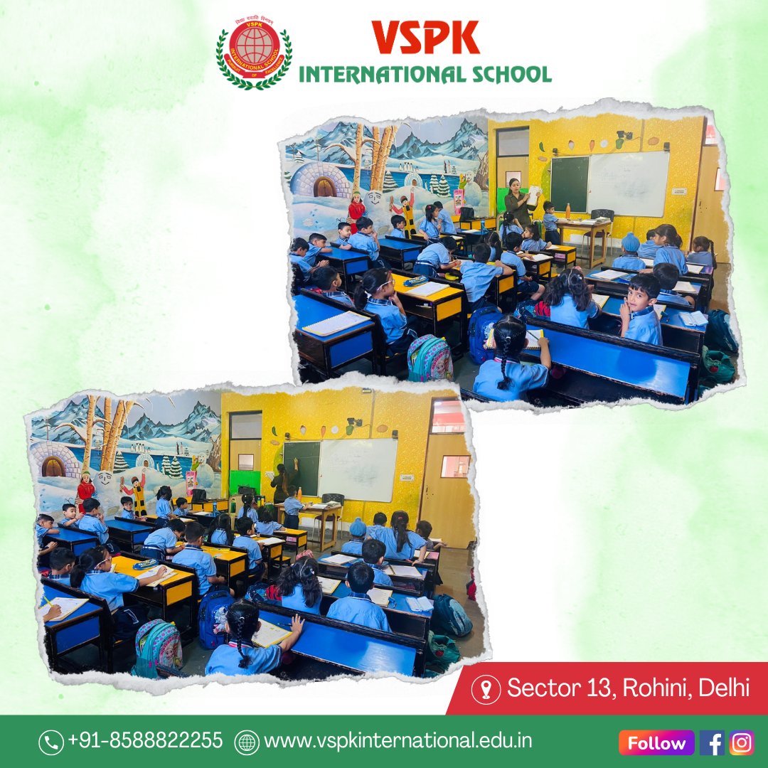 Where learning takes flight ✨. At VSPK International School, students are not just studying, they're soaring to new heights as our dedicated teachers guide them through their educational journey.
.
.
.
#VSPKClassroom #EducationMatters #LearningTogether