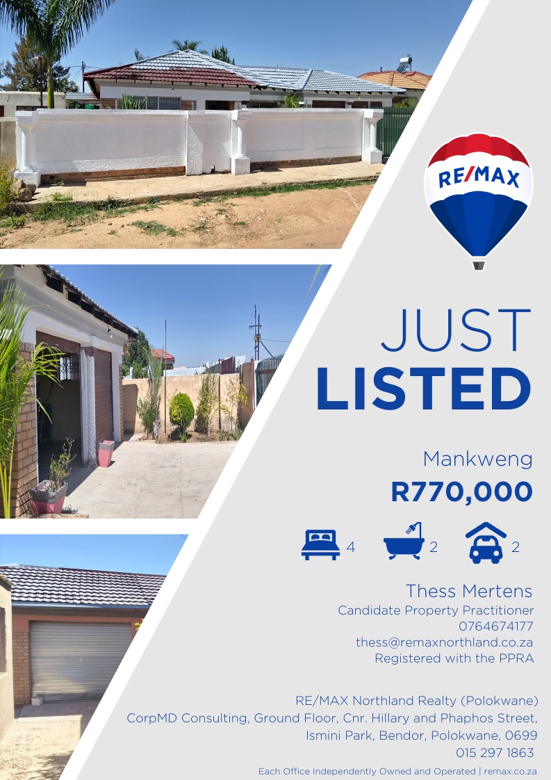 remax.co.za/property/for-s…
#RealEstate #Property #HomeForSale #Realtor #HouseHunting #NewHome #InvestmentProperty #DreamHome #HomeBuyer #HomeOwnership