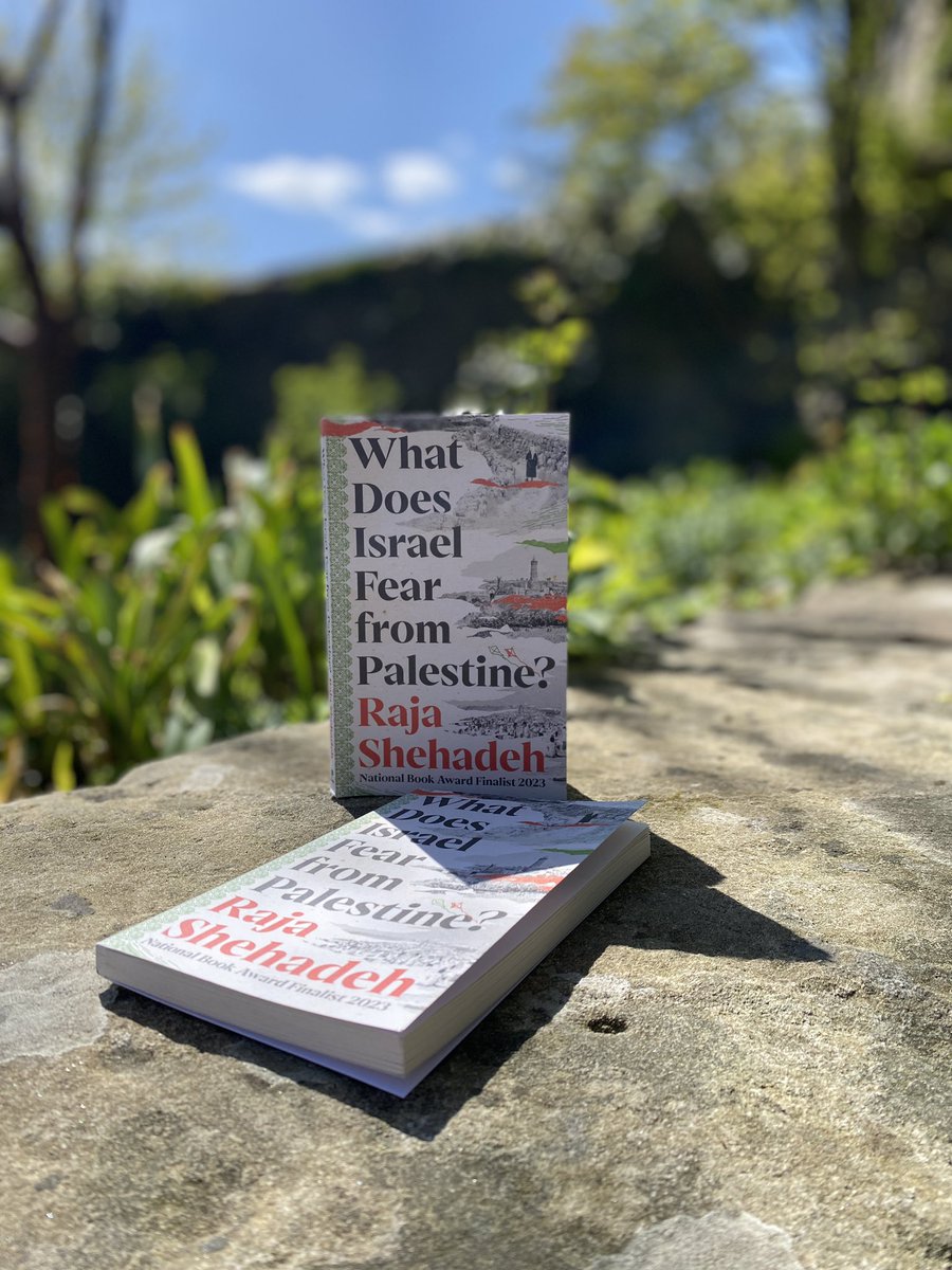 Hot off the press: finished copies have arrived of Raja Shehadeh’s WHAT DOES ISRAEL FEAR FROM PALESTINE? - and they look rather beautiful if you ask us. @ProfileBooks