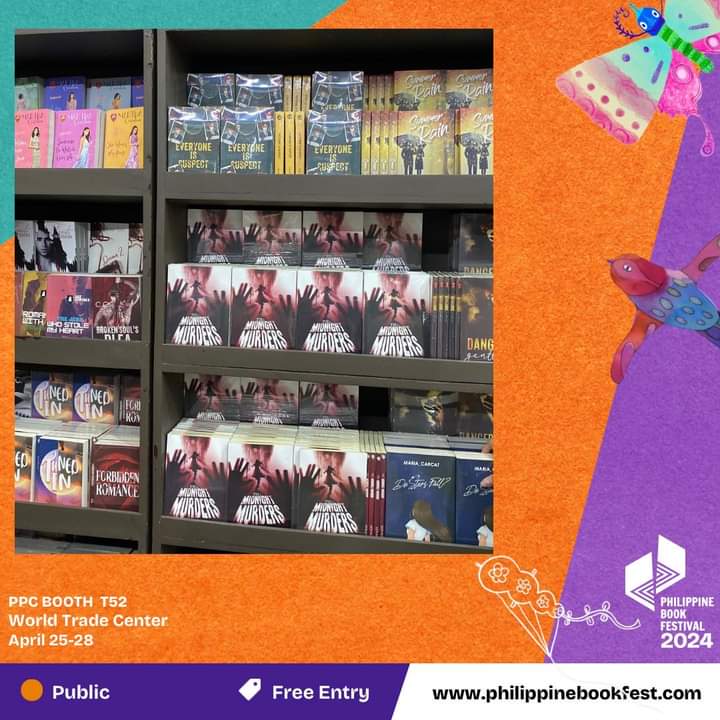 lovesrsleeper's tweet photo. "The Midnight Murders" by @serialsleeperwp
is now AVAILABLE in LIBOfficial's Booth T-52!!!! Get yours na! https://t.co/AoVVyh8WY0