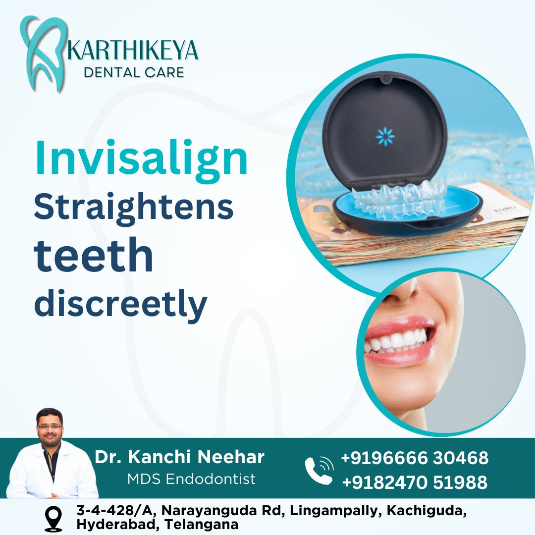 Straightening your teeth discreetly has never been easier

#InvisibleSmile
#ClearSmileJourney
#ConfidentSmile
#StraighteningSecrets
#InvisiblyStraight
#SmileWithoutLimits
#ClearChoice
#TeethStraightening
#BracelessBeauty
call/whatsapp : 9666630468