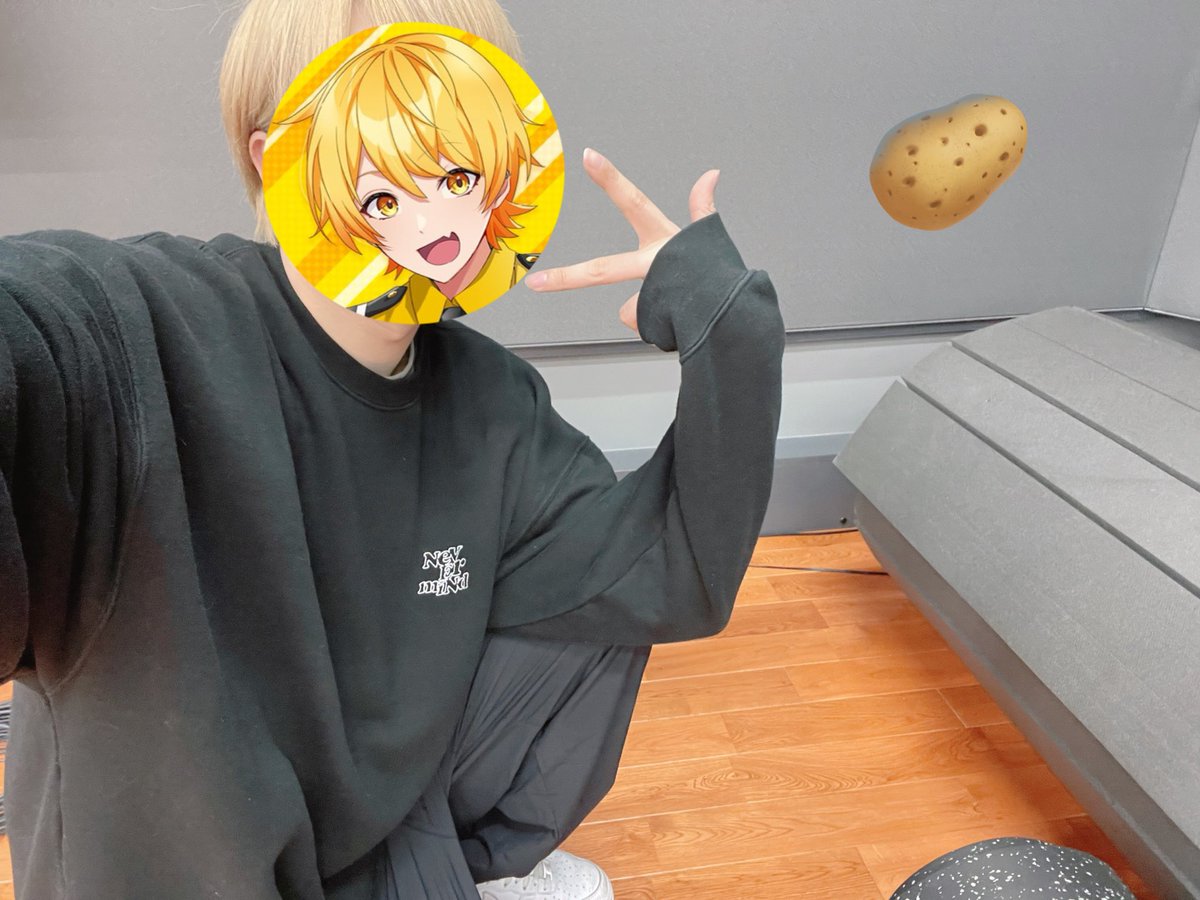 芋なのにダンスがんばってきた🥔🥔🥔 ※黄色パーカーしか着ない俺の