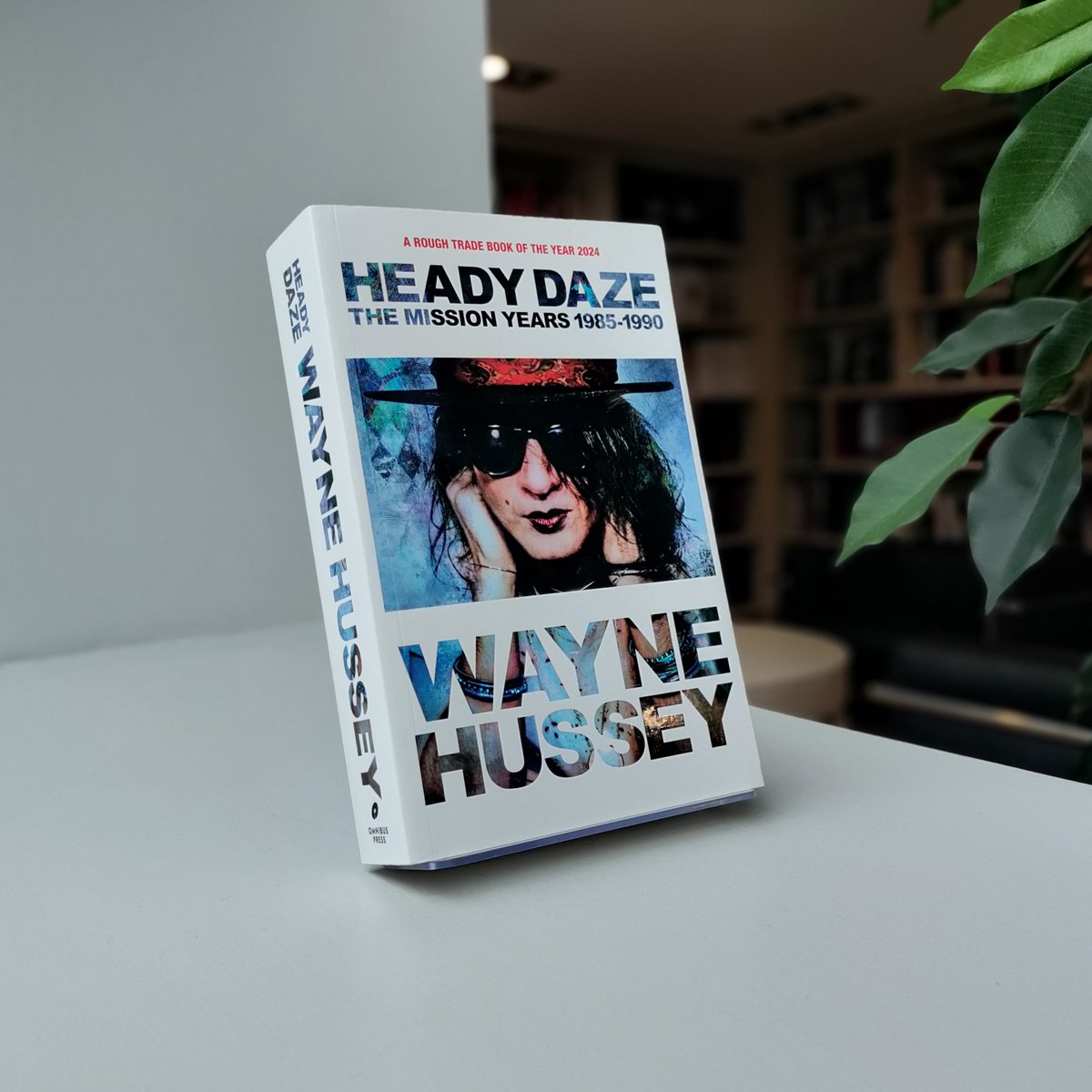 Congratulations to @waynehussey, who is currently out on the road with @the_mission_uk, on the arrival of HEADY DAZE in paperback - out now! A @RoughTrade book of the year 👇🔗 roughtrade.com/en-gb/product/…