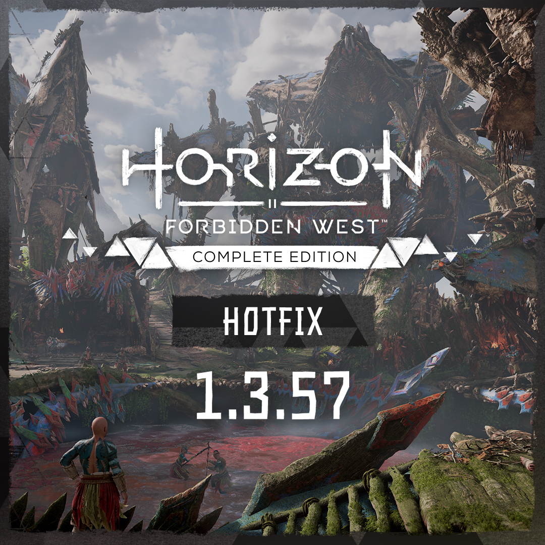 #HorizonForbiddenWestPC version 1.3.57.0 is out now on Steam and the Epic Games Store. This hotfix addresses a crash tot could occur for some players after installing the update released earlier this week. We've also fixed a bug that prevented Intel XeSS Native AA from being…