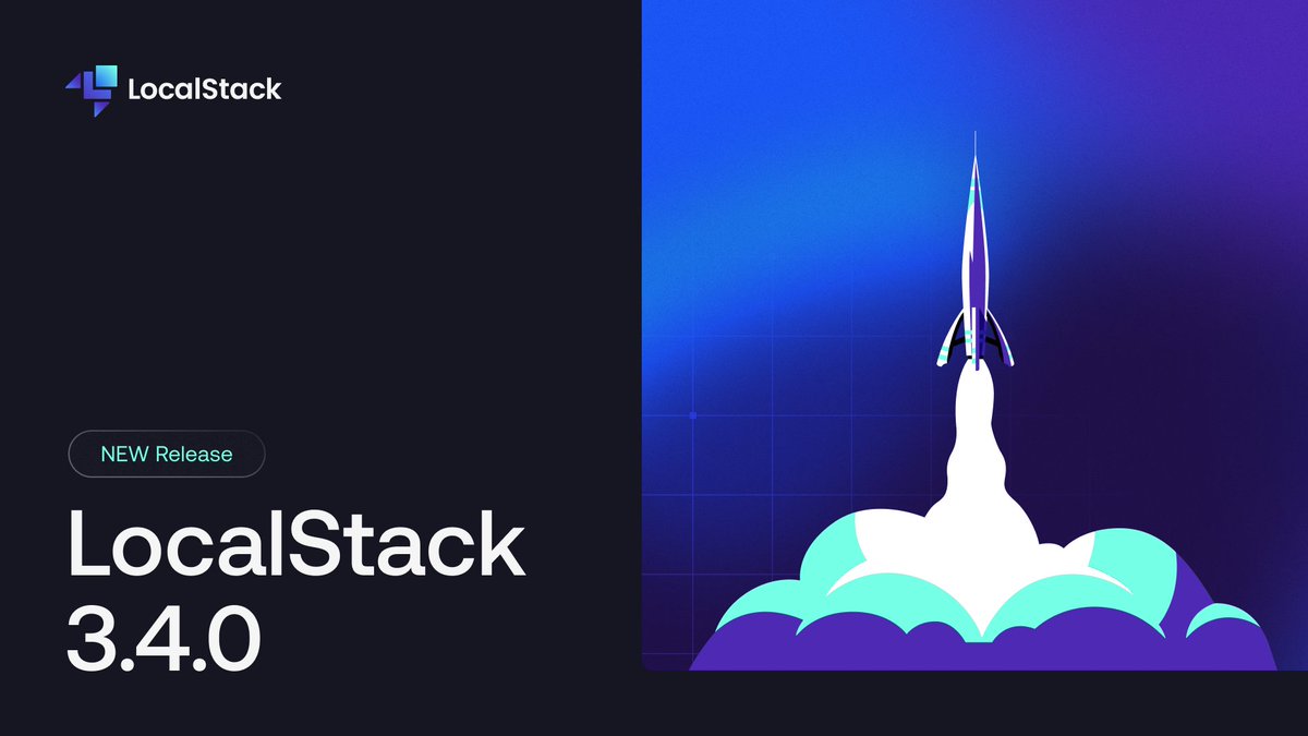 LocalStack 3.4.0 is LIVE 🥳 This release brings ➡️ 🪜 Event rule engine for event pattern matching 🪣 Policy validation for pre-signed POST on S3 ✨ Lambda, IoT & AppSync features 🏁 Support for Redshift Driver in Glue Jobs 🌐 More Resource Browsers 🔗 discuss.localstack.cloud/t/localstack-r…