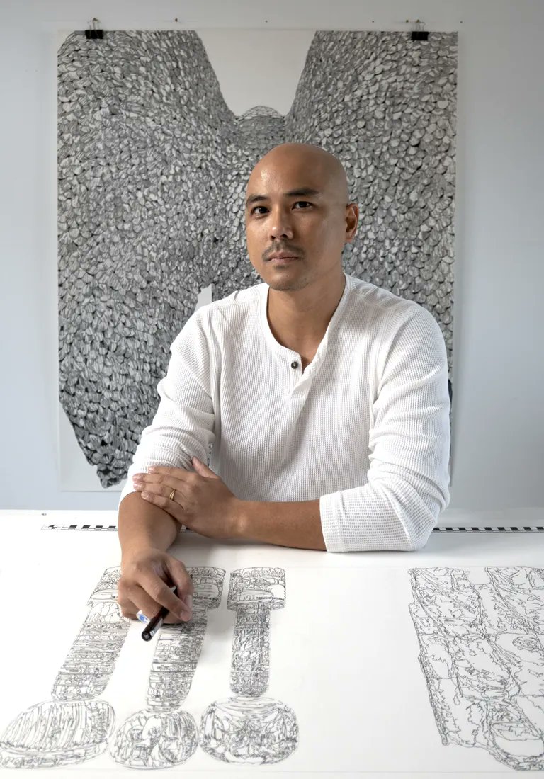 'Pio Abad has been recognised for his solo exhibition To Those Sitting in Darkness, now open at the @AshmoleanMuseum, which draws on his upbringing in the Philippines, through work that reflects on colonial histories.' Meet the Turner Prize 2024 shortlisted artists –…