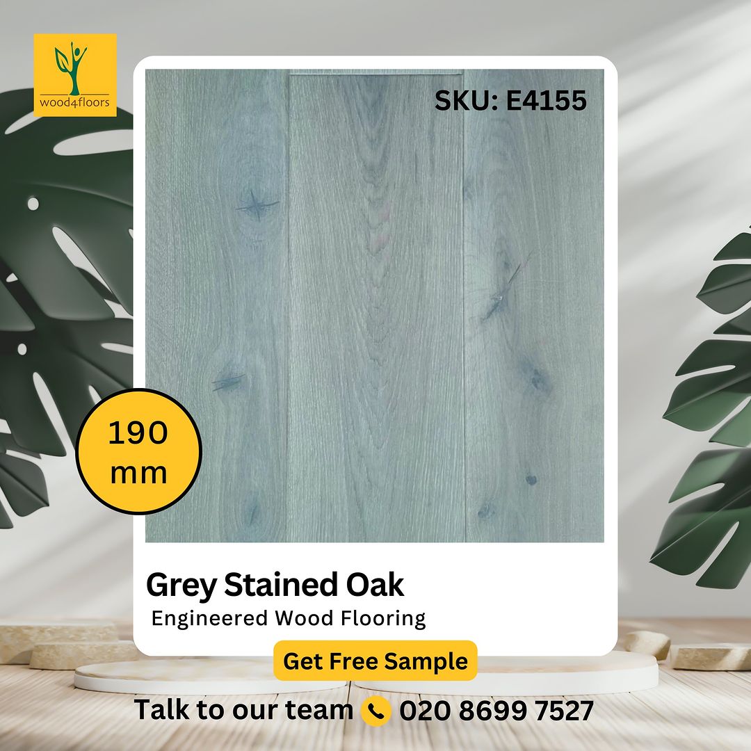 Engineered Grey Stained Oak Wood Flooring (SKU: E4155)

Get a free sample!
wood4floors.co.uk/product/engine…

Visit our website: wood4floors.co.uk
Talk to our team: 020-8699-7527

#wood4floors #woodflooring #london #homedecor #interiordesign #home #realestate #londonhomes