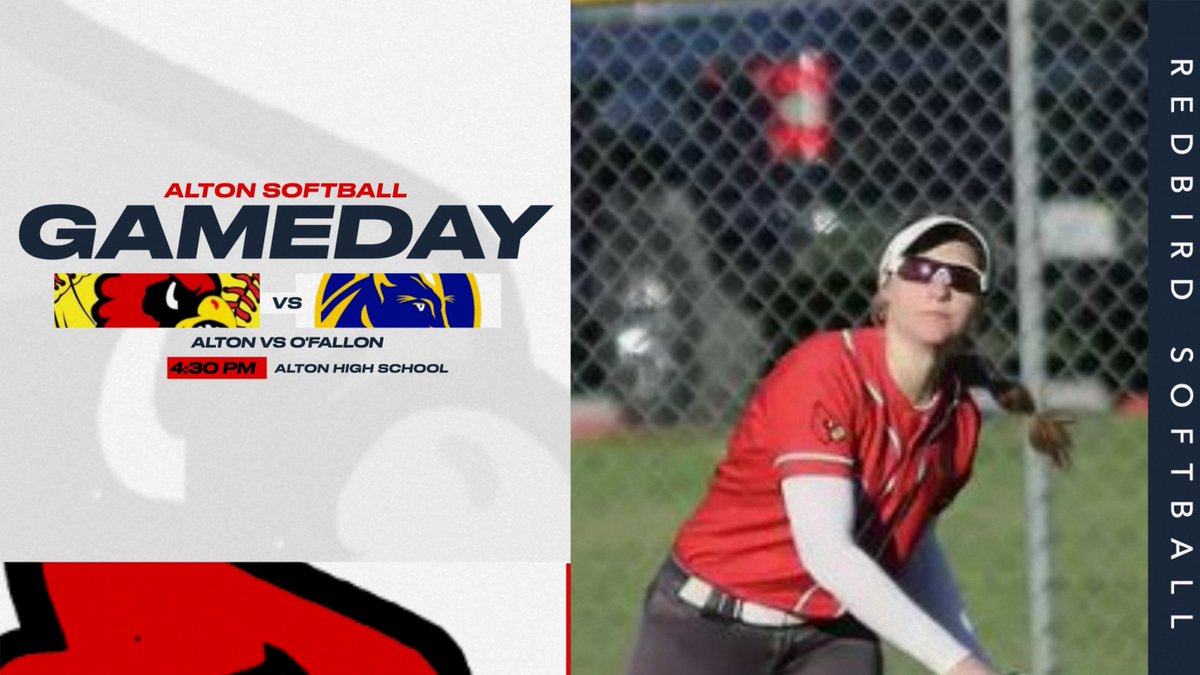Redbird Softball will be in aciton today. Chance for season sweep of the Panthers. @AHS_Redbirds @AltonSoftball