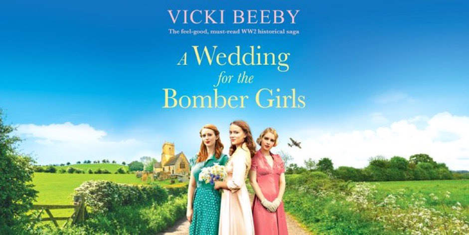 A very happy publication day to @VickiBeeby and A Wedding for the Bomber Command 💐 As wedding bells ring out, joy will be found amidst the tensions of war… Mybook.to/WedBG