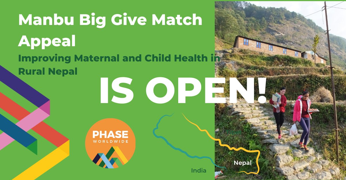 Today we are remember the earthquake in Nepal 9 years ago by launching an appeal for basic health care for people in one of the worst hit regions. All donations with be doubled :) donate.biggive.org/campaign/a0569…
