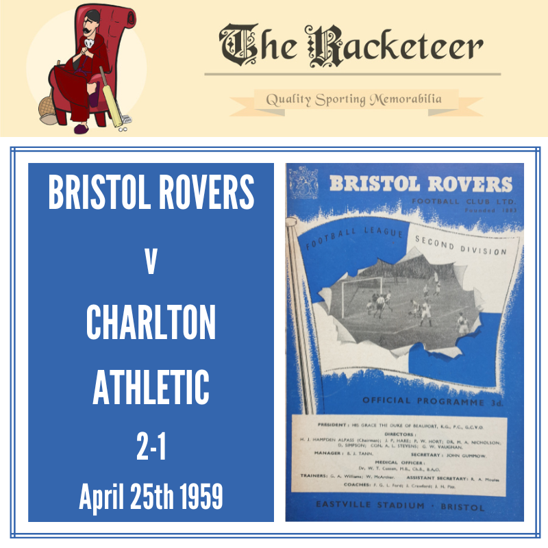 #OnThisDay in 1959 and @Official_BRFC were beating @CAFCofficial in the old #division2 

#footballprogrammes #bristolrovers @BristolRoversSC @BristolRoversCT #gasheads 

the-racketeer.co.uk/bristol-rovers…