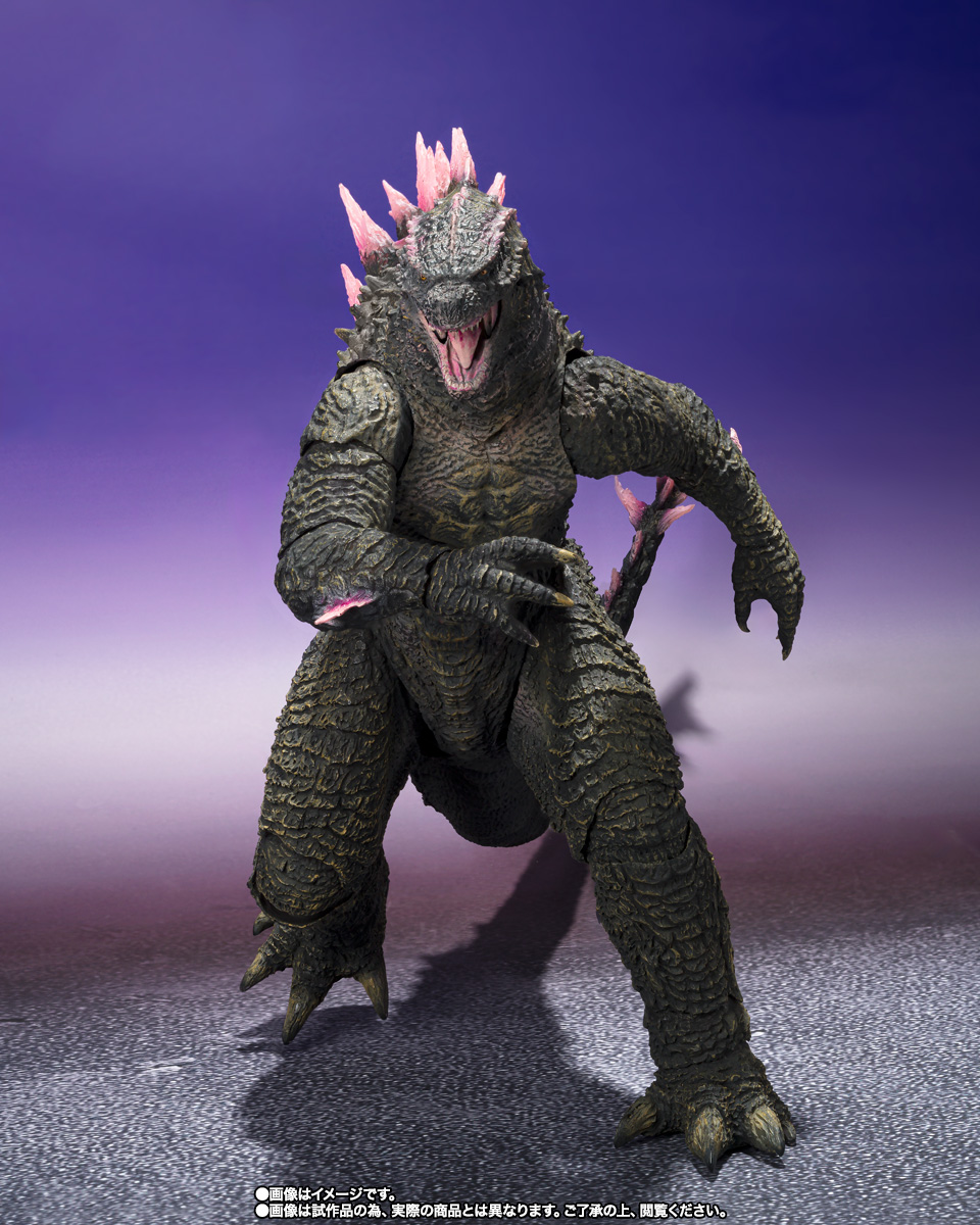 S.H. MonsterArts Godzilla X Kong – Evolved Godzilla Figure toyark.com/2024/04/25/s-h… #toyark #actionfigures