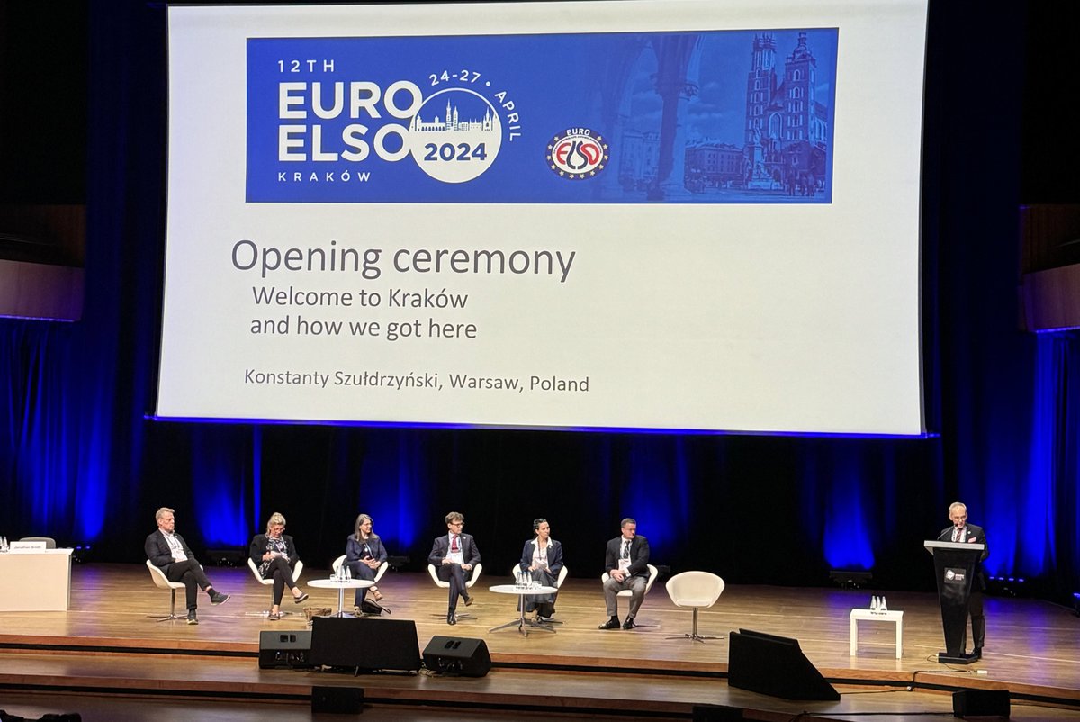 #EuroELSO2024 @EuroELSO has officially kicked off! I’m very happy to be in Poland and looking forward to over 100 lectures and interacting with 1450 participants from 55 countries.