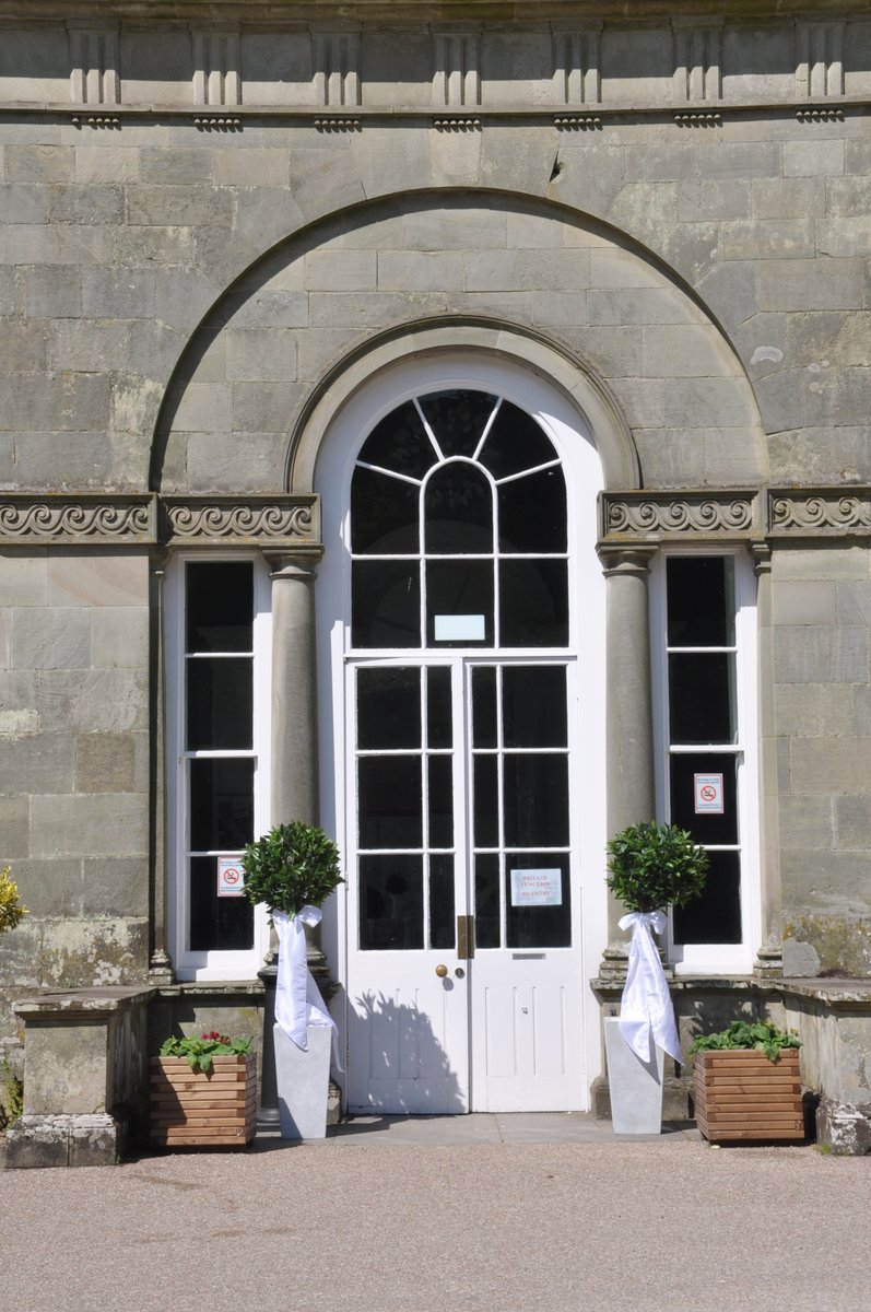 #adoorablethursday Now this is what I call a door! East entrance to the Orangery at Margam, Neath-Port Talbot