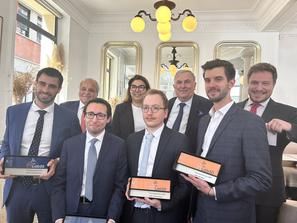 CRCC de Paris (@crccparis) on Twitter photo <a href="/ENOES_Compta/">ENOES Comptabilité</a> <a href="/julientokarz/">Julien TOKARZ ๛</a> <a href="/SupExpertise/">Sup'Expertise</a> <a href="/OECParis/">OECParis</a> <a href="/jp_mattei/">Jean-Paul Matteï</a> <a href="/GabrielAttal/">Gabriel Attal</a> <a href="/jp_mattei/">Jean-Paul Matteï</a> remet les trophées aux lauréats sélectionnés par le jury parmi les 1200 mémoires retenus :
Prix remarquable : Saad Djerrari
Prix remarquable : Samy Caillieaudeaux
Prix coup de cœur : Jean-Louis Lacoste
Prix coup de cœur : Jean Letendart
<a href="/VREYNIER/">Vincent REYNIER</a> <a href="/RoitmanVrd/">Virginie Roitman</a> <a href="/ENOES_Compta/">ENOES Comptabilité</a> <a href="/julientokarz/">Julien TOKARZ ๛</a> <a href="/SupExpertise/">Sup'Expertise</a> <a href="/OECParis/">OECParis</a> <a href="/jp_mattei/">Jean-Paul Matteï</a> <a href="/GabrielAttal/">Gabriel Attal</a> <a href="/jp_mattei/">Jean-Paul Matteï</a> remet les trophées aux lauréats sélectionnés par le jury parmi les 1200 mémoires retenus :
Prix remarquable : Saad Djerrari
Prix remarquable : Samy Caillieaudeaux
Prix coup de cœur : Jean-Louis Lacoste
Prix coup de cœur : Jean Letendart
<a href="/VREYNIER/">Vincent REYNIER</a> <a href="/RoitmanVrd/">Virginie Roitman</a>