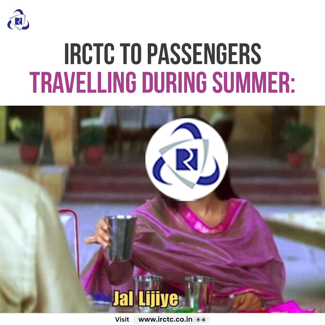 #SummerTravel can be quite intense for passengers. ☀️🌡️ That's why #IRCTC distributed free drinking water to the train passengers to quench their thirst at #Tatanagar #Nellore #AnandVihar stations #IRCTCCares #StayHydrated. 🚆💧🥤