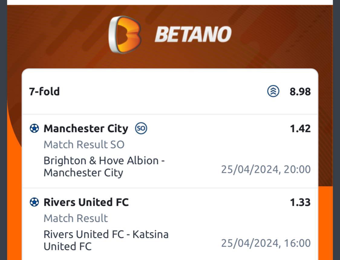 Let's continue our good run on betano.✅ Booking code 👉 ZI0ZN9HZ Stake o Stake and boom💥 Register on betano here : bit.ly/3sU5a8r Promo code : TALENTED Use promo code TALENTED and get 50% up to 200k bonus on your first deposit 💯 Stake responsibly 🔞🔞🔞