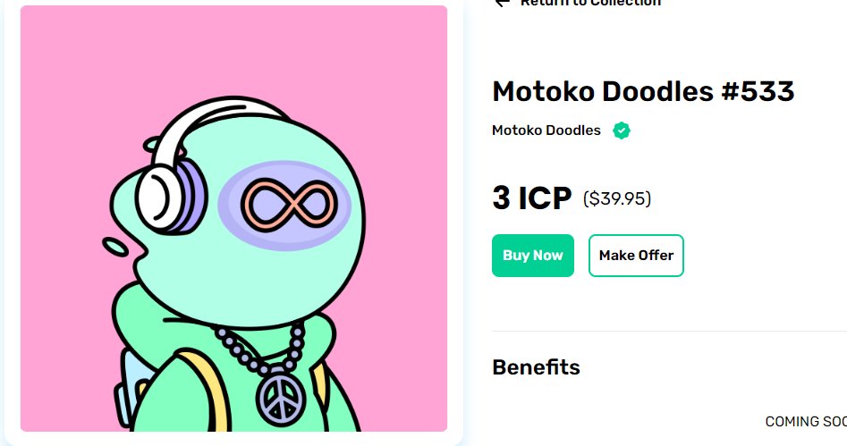 M🟡️ t 🔵️▫️k o     D 🟢️⭕️d l e ▫️s
Let your profile pic tell your story in the ICP community with Motoko Doodles! Express yourself with clarity and joy through these vibrant avatars, and make your mark in the world of #NFTs .
#MotokoDoodles #ICP