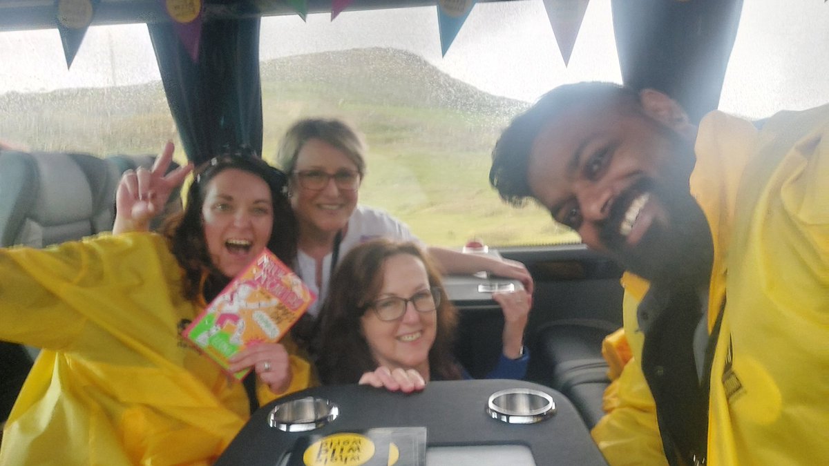 Best publishing day ever, celebrating my new book Milly McCarthy and the Sports Day Shambles, illustrated by @KarenHarte by @Gill_Books On the brilliantly bonkers wild wacky bus with @LaureatenanOg @KidsBooksIrel @Eve_Mc_Donnell @Marielouisefit1 @whackochacko