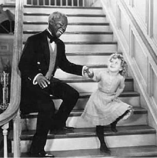 Bojangles was informed he wasn't allowed to hold Shirley Temple's hand while filming the stair scene in the film, 'The Little Colonel.' She insisted anyway and grabbed his hand during the act. This scene became the first time where integrated dance partners were filmed dancing