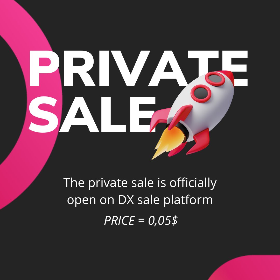 The Private Sale of the first decentralized crowdfunding platform is now live! Join here: 
dx.app/dxsale/view?ad…

#privatesale #dxsale #halving #ethereum #bitcoin  #crowdfunding