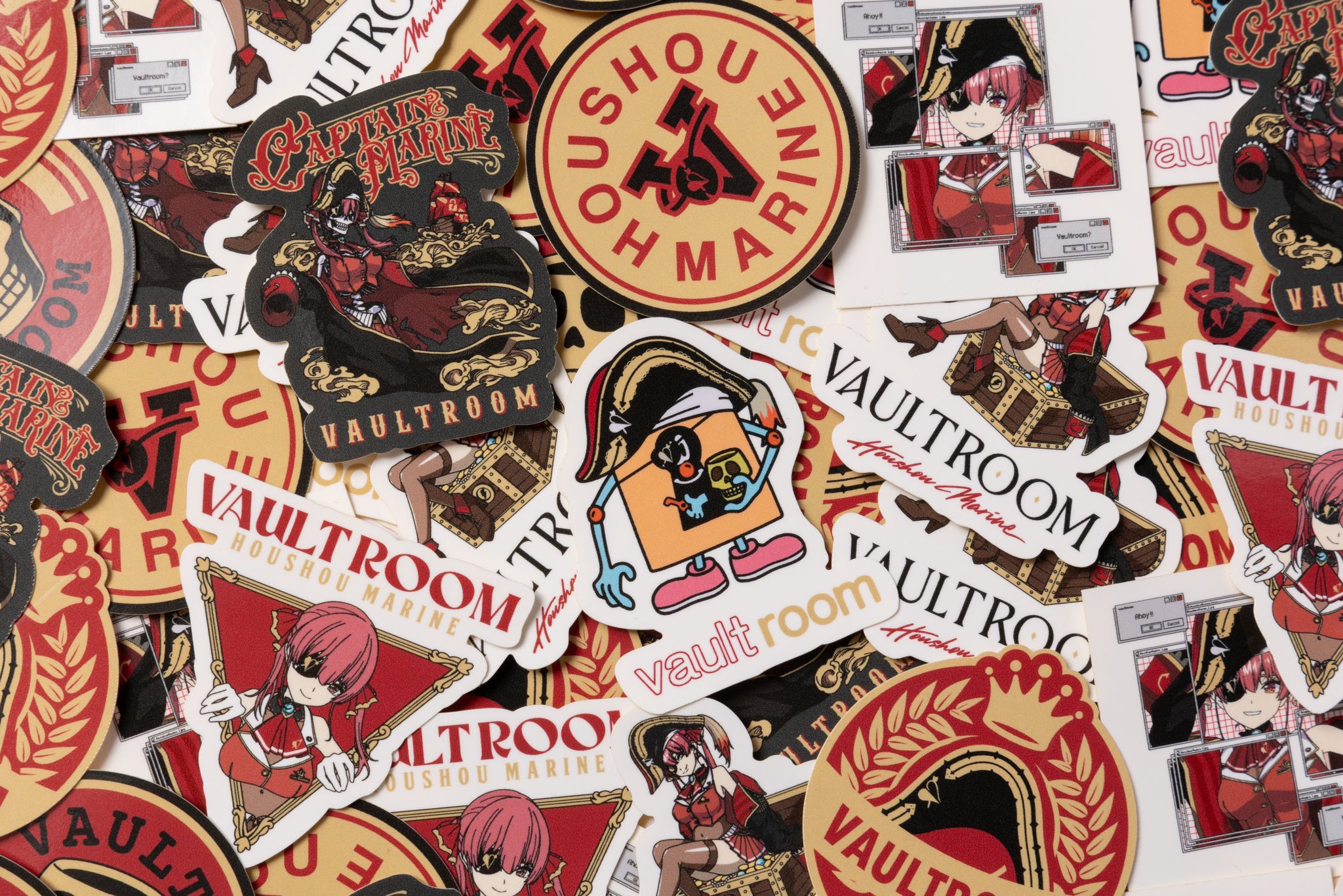 vault room CAPTAIN よい MARINE TEE宝鐘マリン Lsize 