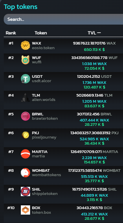 Top 10 #wax tokens by 24 volume

Brought to you by @WaxOnEdge