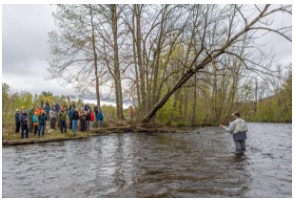 The Battenkill is back
Brew Moscarello, fishing guide and founder of Trico Unlimited, teaches anglers at the Battenkill Fly Fishing Festival. Photo by Walker Creative Inc.
Book your stay today at battenkilllodge.com
#battenkilllodge #fishing #fishingtime #battenkillloghome