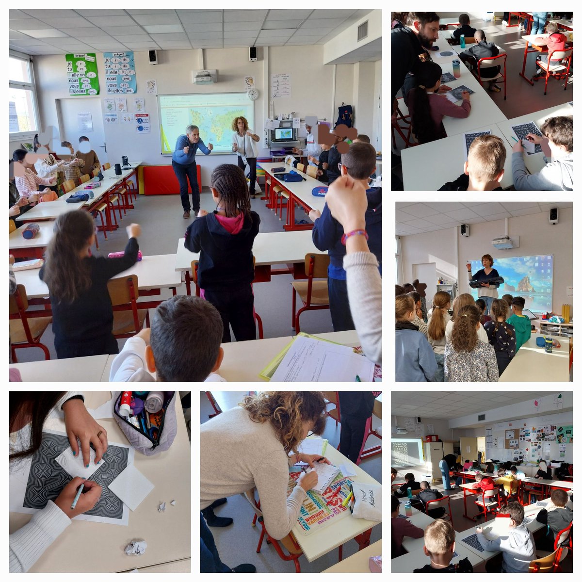 IC'ARTS. Intervention CPD EAC à l'EE Jaurès <a href="/clayessousbois/">Les Clayes-sous-Bois</a> sur les arts visuels et d'éducation musicale. Un projet de qualité pour les élèves du c3 et la formation des enseignants sur plusieurs séances. Bientôt la restitution. Bravo à toutes et tous. <a href="/acversailles/">Académie de Versailles</a> @lair_sandrine