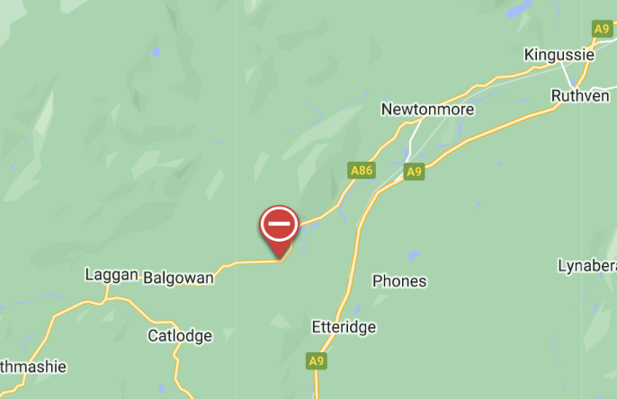 trafficscotland's tweet photo. @NWTrunkRoads UPDATE❗️⌚️13:00
🛣️ #A86 - Newtonmore
🛑Both directions are CLOSED between Newtonmore and Laggan due to an earlier collision
Please use #Altroutes if possible
@NWTrunkRoads https://t.co/UH7jIfQakP