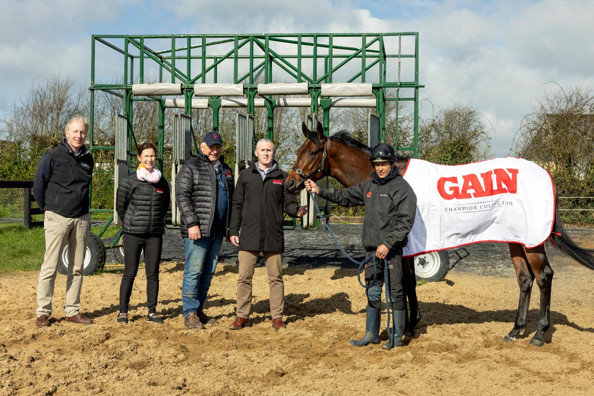 The GAIN Champion Collection is back alongside the @curraghrace 🐎 The series kicks off May 6th with the GAIN First Flier Stakes. See you there for the action! Click for full info on the series bit.ly/3W8hQVk @HRIRacing