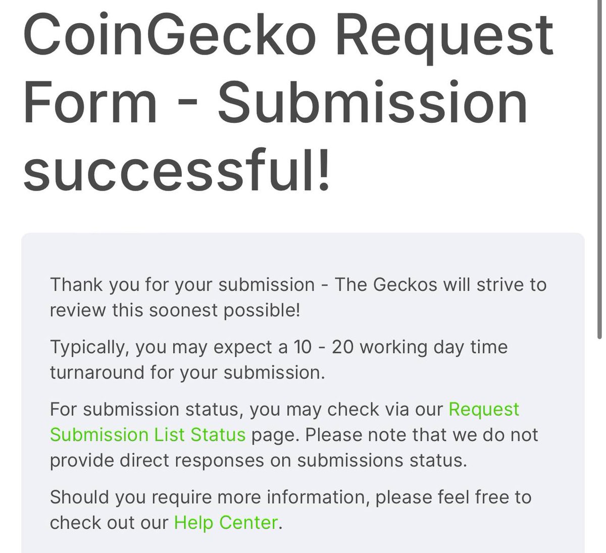 EthBirdDog's tweet image. We have applied for CMC &amp;amp; CG.

#BIRDDOG