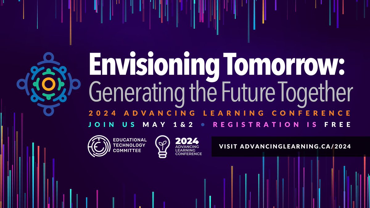 TheDCCTL's tweet image. Missed out on the Spring Academic PD Day keynote &amp;amp; workshop sessions with @nsachdeva2019? Catch Nidhi &amp;amp; other fantastic speakers next week at the 2024 @advlearn on May 1 &amp;amp; 2. Fun fact: it's 100% online &amp;amp; it's FREE! Register now: advancinglearning.ca/2024/