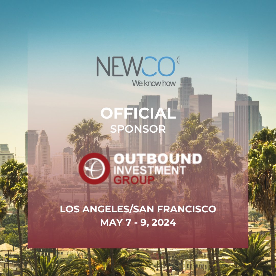 Delighted to have NEWCO onboard as a sponsor for the upcoming Outbound Investment events in Los Angeles & San Francisco on May 7th and 9th! 

Check out more here hubs.ly/Q02tV6X50

#SponsorSpotlight #OutboundInvestment #LosAngeles #SanFrancisco #NEWCO