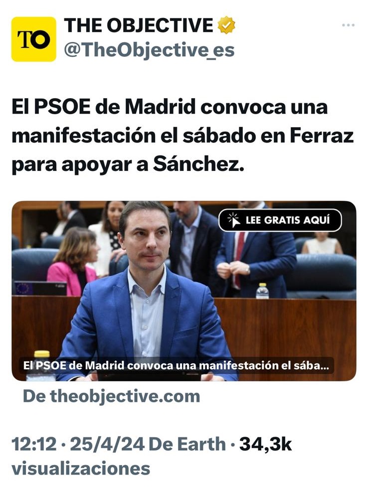 TRADUCCIÓN Querido Pedro: Tú gente no para de segarme la hierba desde hace meses. Para que veas que soy de los tuyos mira como salgo el primero. Pedro por favor para de agitarme a los alcaldes. Fdo. @psoe_m y @juanlobato_es