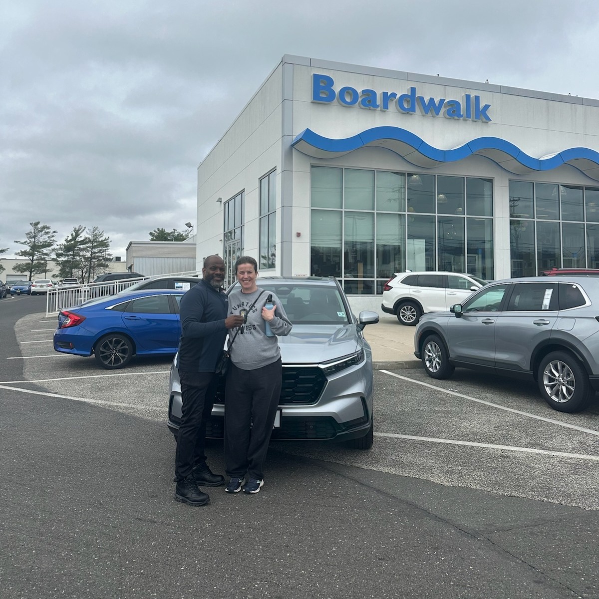 🎉 Congratulations on your new CR-V! #HondaLove #ShopBoardwalkHonda