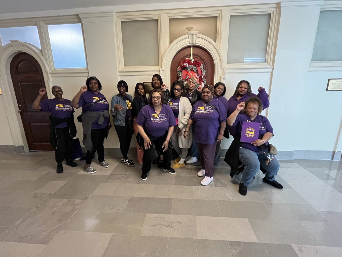 Yesterday, members from KC and St. Louis went down to Jefferson City to hold lawmakers accountable to the working families they serve!